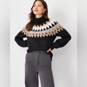 Ann Taylor petite isle turtleneck sweater